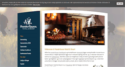 Desktop Screenshot of hunderfossenhotell.no